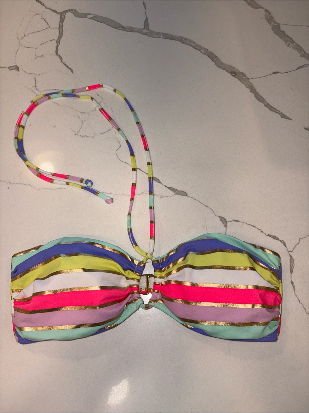 Victoria Secret Size M bikini top ~ Multicolor Excellent Condition